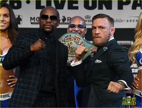mcgregor mayweather|mcgregor mayweather face off.